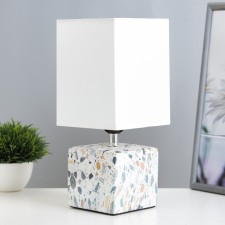Safari table lamp E27 40W white-gray 12.5x12.5x29 cm Risalux