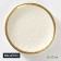 Porcelain dessert plate Magistro poursephona, d = 21 cm, beige color