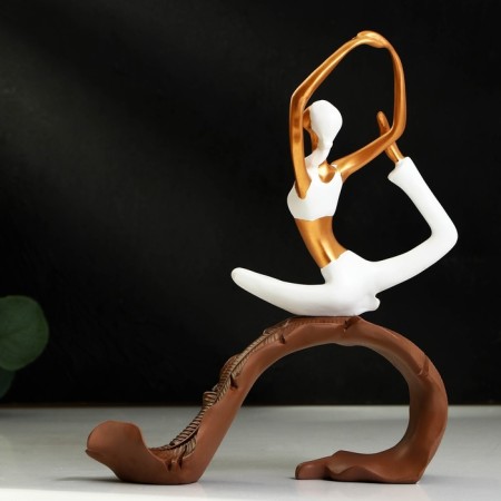Figure Polystone "Yogin" 22.5 x 8.5 x 27 cm-7