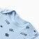 Body baby, blue color, height 62 (1-3 months)