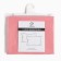 A set of pillowcases "Ethel", 50x70 cm - 2 pcs, pink, 100% cotton, stump