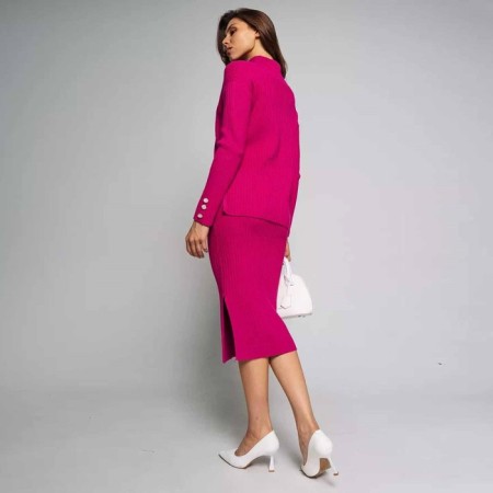 Women's costume (jumper/skirt), fuchsia color, one size (46-50)-2