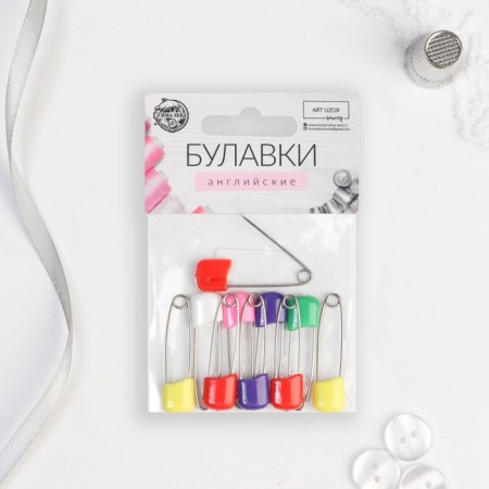 Bulanes English, safe, 38 mm, 10 pcs, colorful color-3