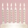 Candles for the cake "Happy Birthday", 6 pcs., 9 x 15 cm.