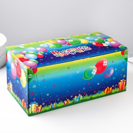 Show Box with candles for the cake "Sunny", 10.2 cm, 50 pieces-3