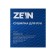 Hand dryer Zein HD224, 2 kW, 240x240x230 mm, white