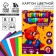 Cardboard of color A4, 8 sheets 8 colors non -unilateral “September 1: Bear” in the folder density 180 g/m
