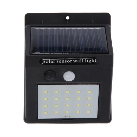 Garden lamp on a sunny battery with a motion sensor, invoice, 9.5 × 13 × 5 cm, 30 LED, white glow-6