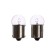 Car lamp Clearlight, R5W, BA15S, 12 V, set 2 pcs