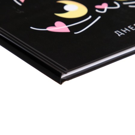 Universal diary for grades 1-11, "Cat with hearts", solid cover 7BC, glossy lamination, 40 sheets-3