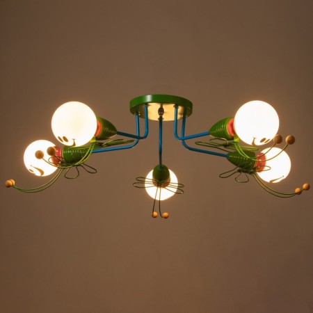 Caus "Bukashki" 5he27 Green 68x68x25 cm Bayerlux-2