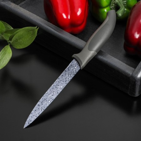 A knife with an anti -wound coating of the granite shares, universal, blade 12.5 cm-1