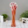 Vase "Coral" red-white 38 cm
