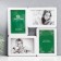Photo frame plastic in 4 photos 10x15 cm "smooth lines" white 30x30 cm