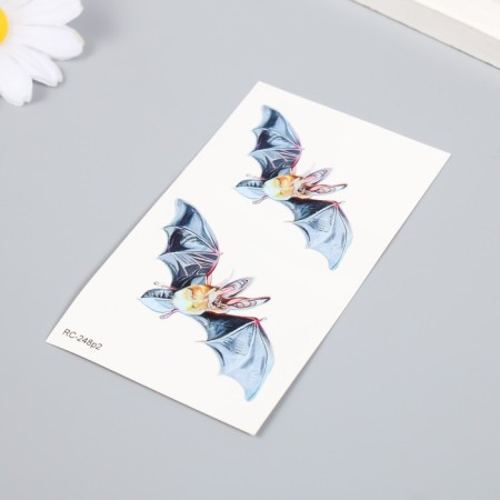 Tattoo on the body color "bats" 10.5x6 cm-1