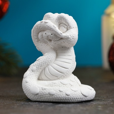 Figure for coloring "The snake spies" 8x8cm