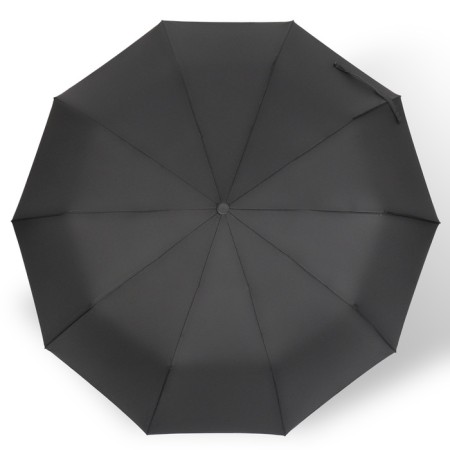 Automatic umbrella "monoton", 3 additions, 10 spokes, r = 50 cm, black color-5