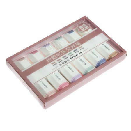 A set of markers-textbooks mini 6 colors, pastel-6