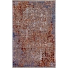 Rectangular carpet Karmen Hali Rim, size 228x340 cm, color Brown/Brown