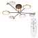 Holly 28 cm chandelier, D 105 cm, 1x60W LED
