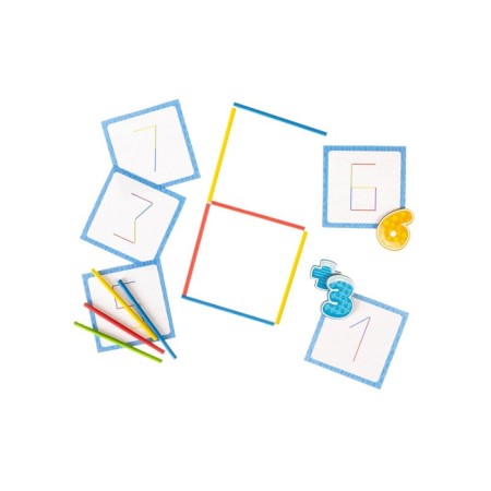 The training game "Countable sticks. Mathematics"-5