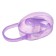 Nipple - orthodontic dummy with a container, +3 months., Purple color