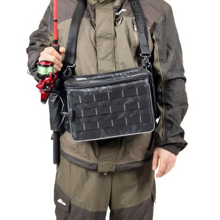 Fisherman Board Yaman Fishing Belt Bag, 74x22x10 cm, camouflage color, without boxes-6