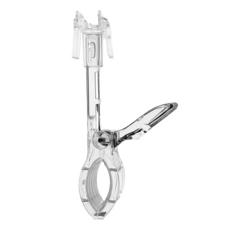 The holder of the plastic frame is universal, 5.5 × 5 × 12 cm, the color is transparent-2