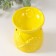 Aroma lamp ceramics "Dragonfly on the flower" yellow 7.2x7.2x8.3 cm