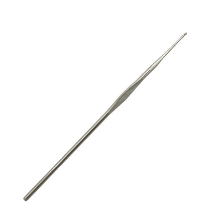 IMRA hook for thin yarn without a handle, steel, with a guide area of ​​1.0 mm-1