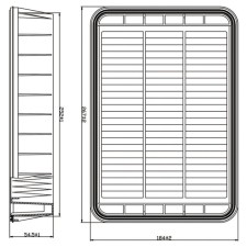 Air filter Totachi TA-1536