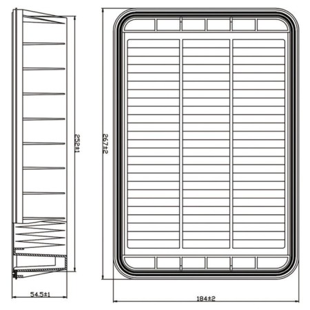 Air filter Totachi TA-1536