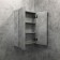 Closure of the suspended Comforty "Oslo-60", Bright concrete