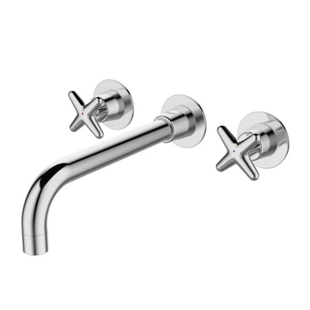 Mixer for the IDDIS AcROS ACRSB00I65 sink, two -wound, built -in, chrome