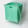 Basket - a bag for linen, 53 × 39 × 62 cm, mint color