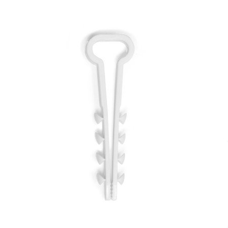 Dowel-homut "tundra", for a flat cable, nylon, 10 mm, white, 100 pcs-5