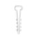 Dowel-homut "tundra", for a flat cable, nylon, 10 mm, white, 100 pcs