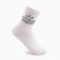 Women's socks "Queen of the dance floor", white color, rr 23-25