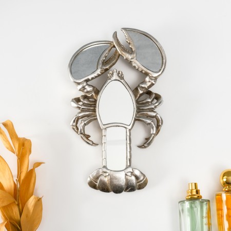 Panel interior polystone "Mirror Cancer" silver 14x3x25 cm
