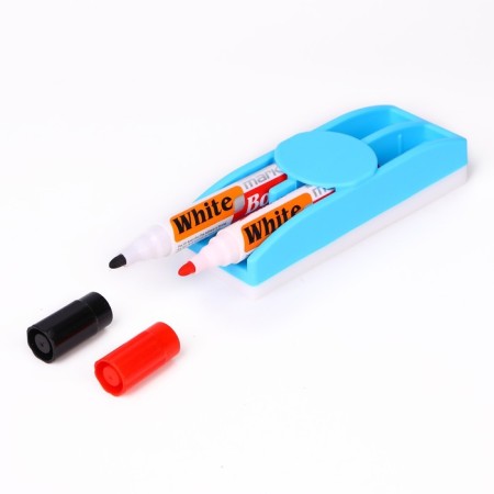 Set, a marker-stire sponge from a magnetic board, 2 water marker, Mix color-6