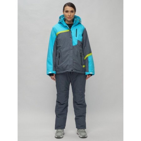 Ski suit female, size 52, blue color