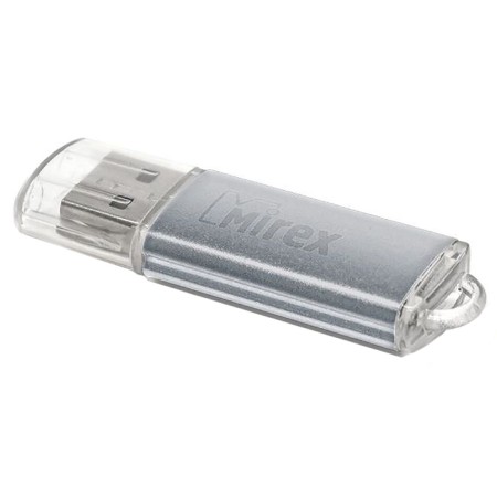 Flashka Mirex Unit Silver, 32 GB, USB2.0, Thu up to 25 MB/s, PBU up to 15 MB/s, silver