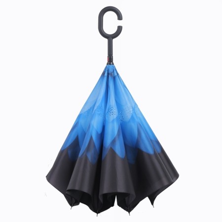 Umbrella - on the contrary, "flowers", mechanical, 8 spokes, r = 53 cm, color mix-10
