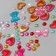 Sticker of rhinestones plastic "Rose and bows" MIX 25x10 cm