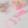 Kapron tape, 20 mm, 20 ± 1 m, light pink color No. 04