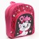 The backpack of the textile is a pocket 25*24*9cm, cats aristocrats