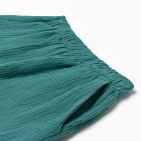 Women's shorts MIST MUSLIN Size l, col. turquoise-2