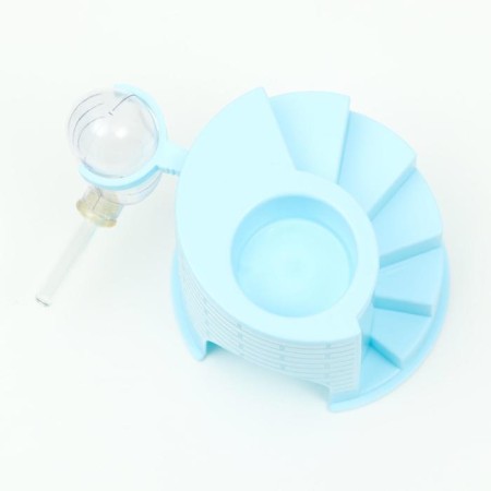 3-in-1 rodent complex with a drinker of 60 ml, a feeder and a house, a mix of flowers-4