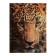 Notepad A7, 64 sheets in the “Wild Cat” cage, solid cover, offset block
