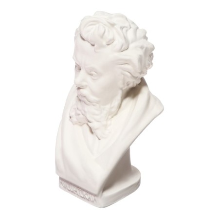 Gypsum figure famous people: Bust of Mussorgsky 23*12*13.5 10-197-7